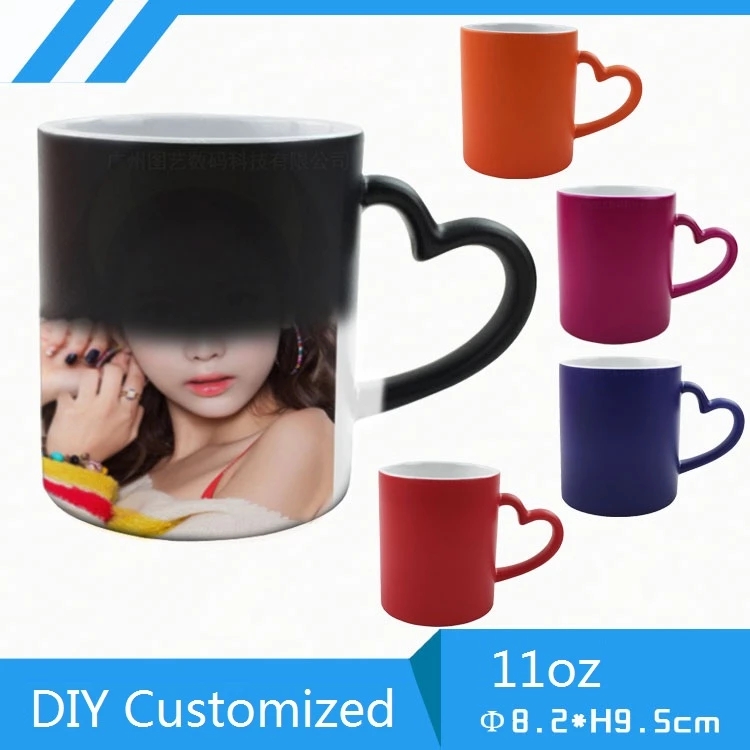 Sublimation Mug Blank - DIY Personalized Magic Mug 350ML Hot