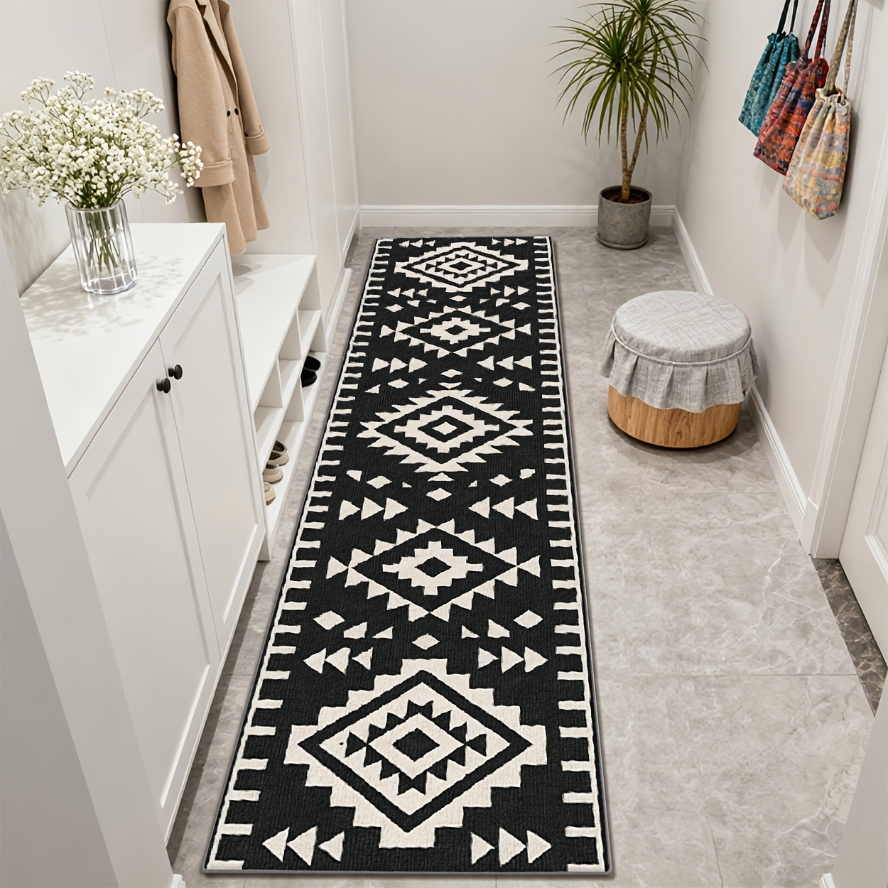 Farmhouse Stone Flower Bathroo - Hall Commercial Printing recension och pris