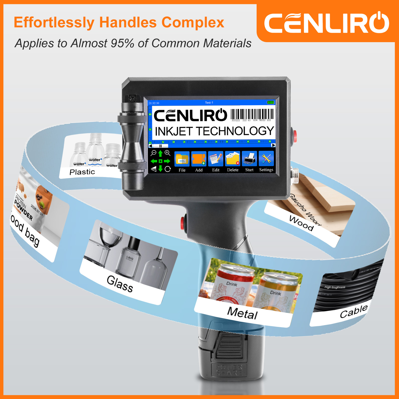 CENLIRO 12.7/25.4mm Handheld I - Commercial Book Printing Machines recension och pris