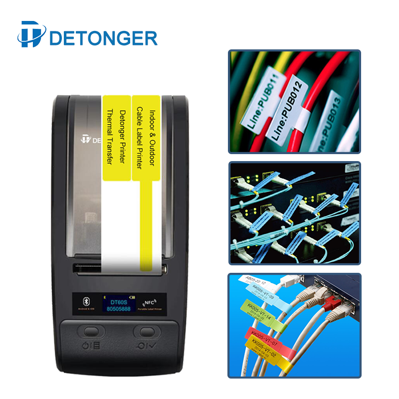 DETONGER Portable Thermal Tran - Commercial Ribbon Printing Machine recension och pris