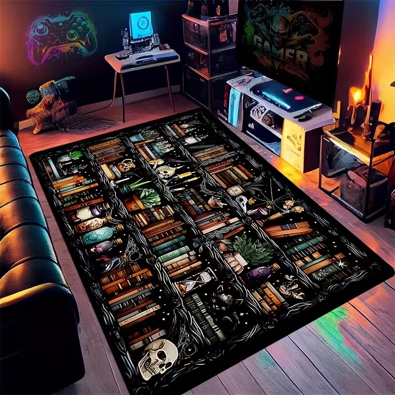Bookshelf Area Rug for Teen St - Commercial Book Printing Machines recension och pris