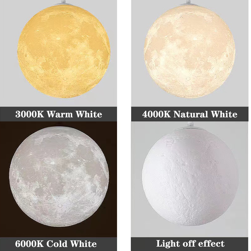 Creative 3D printed moon chand - Hall Commercial Printing recension och pris