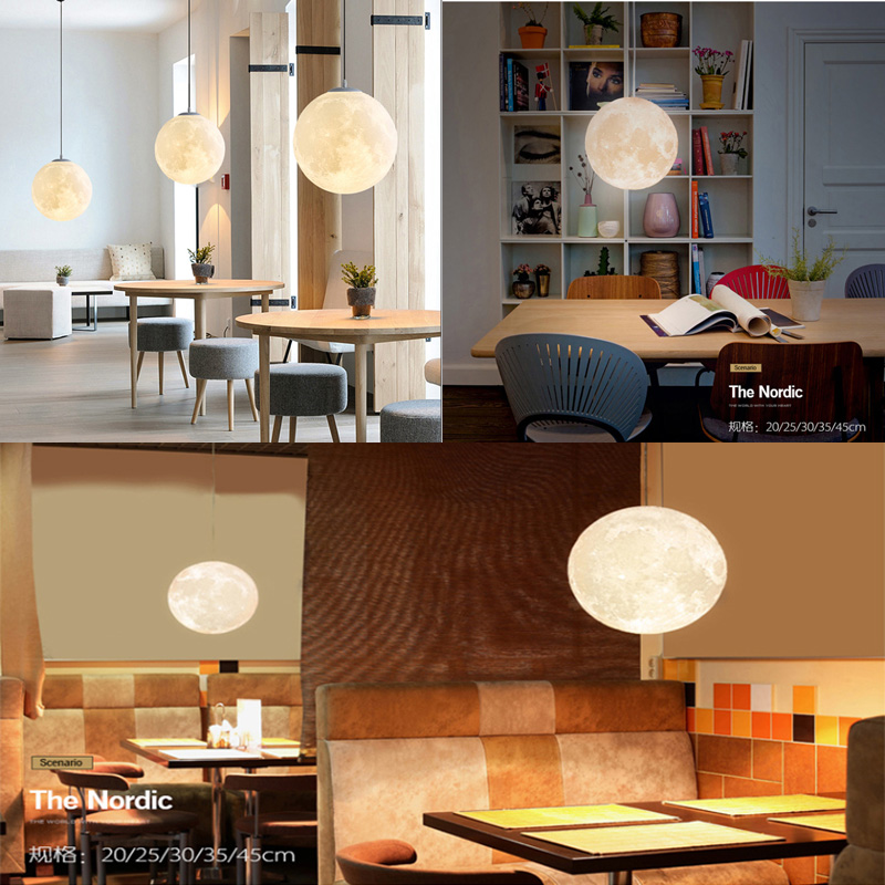 Creative 3D printed moon chand - Hall Commercial Printing recension och pris