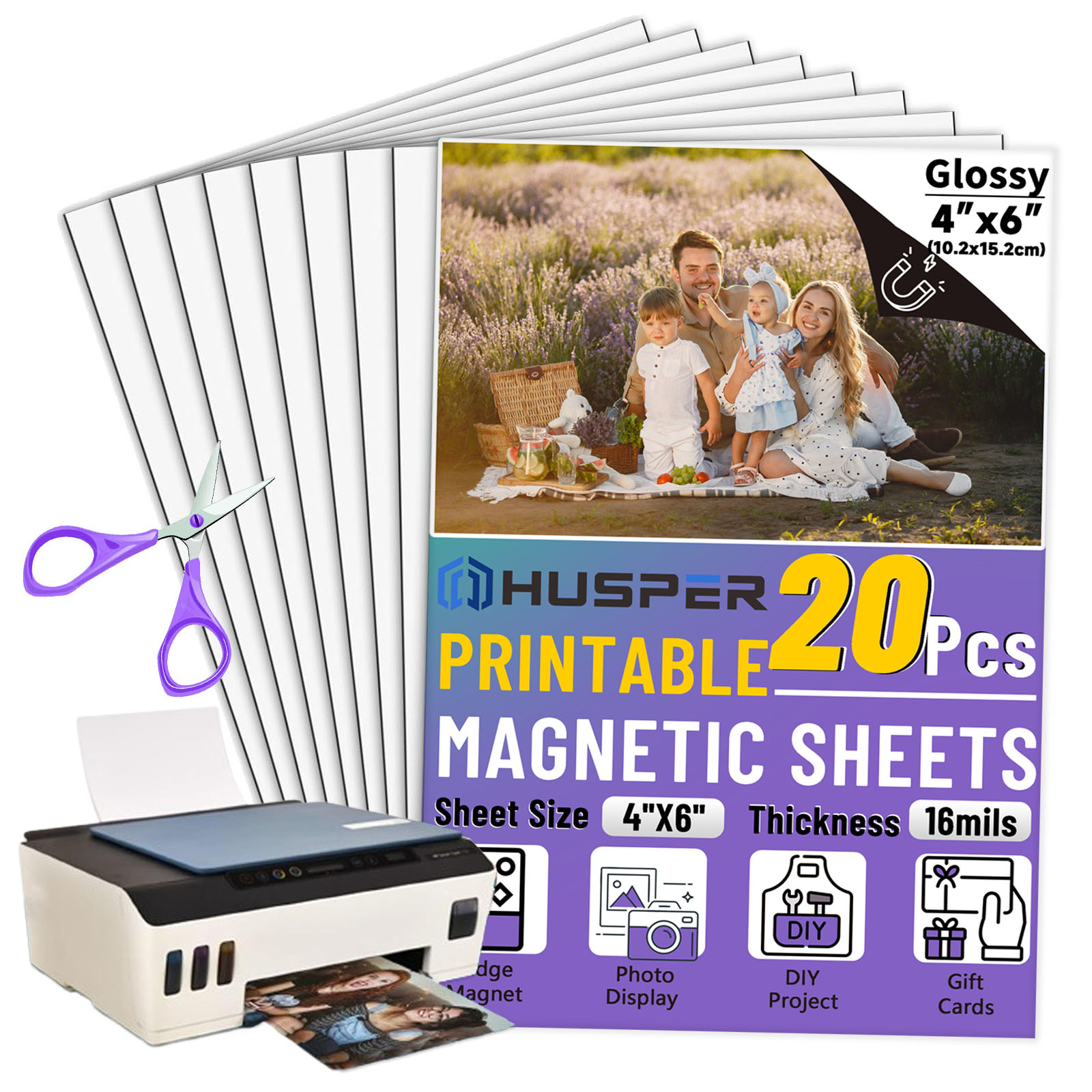 10/20 Sheets 4R Printable Glos - Commercial Printing Paper recension och pris