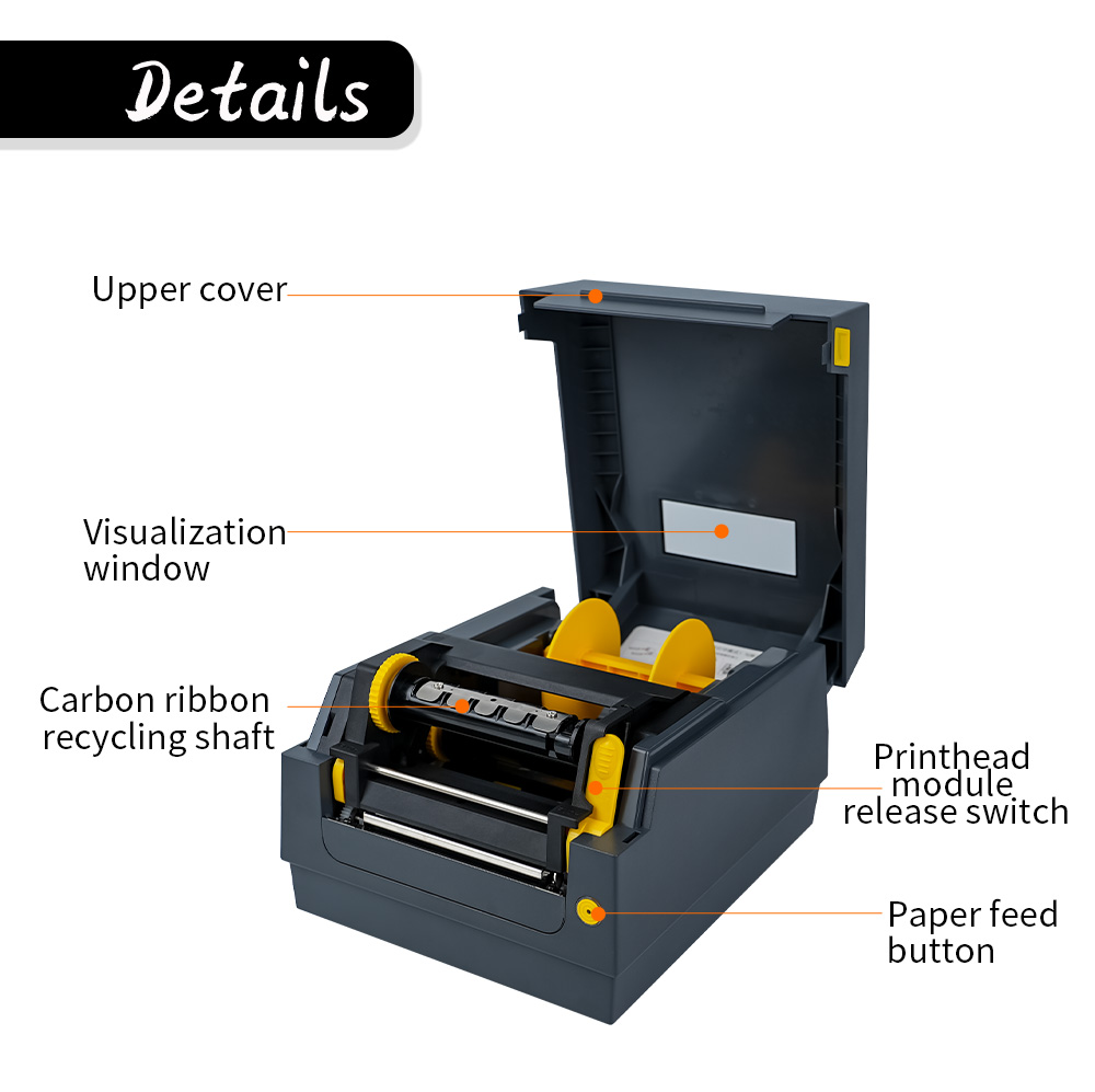 Factory price 300dpi/600dpi he - Commercial Ribbon Printing Machine recension och pris
