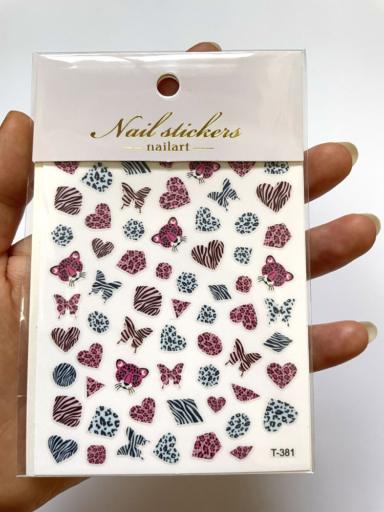 1 Sheet Leopard Sticker 3D Sli - Commercial Printing Paper recension och pris