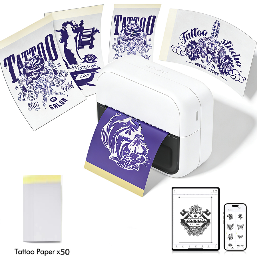 C50 Mini Wireless Tattoo Print - Commercial Book Printing Machines recension och pris
