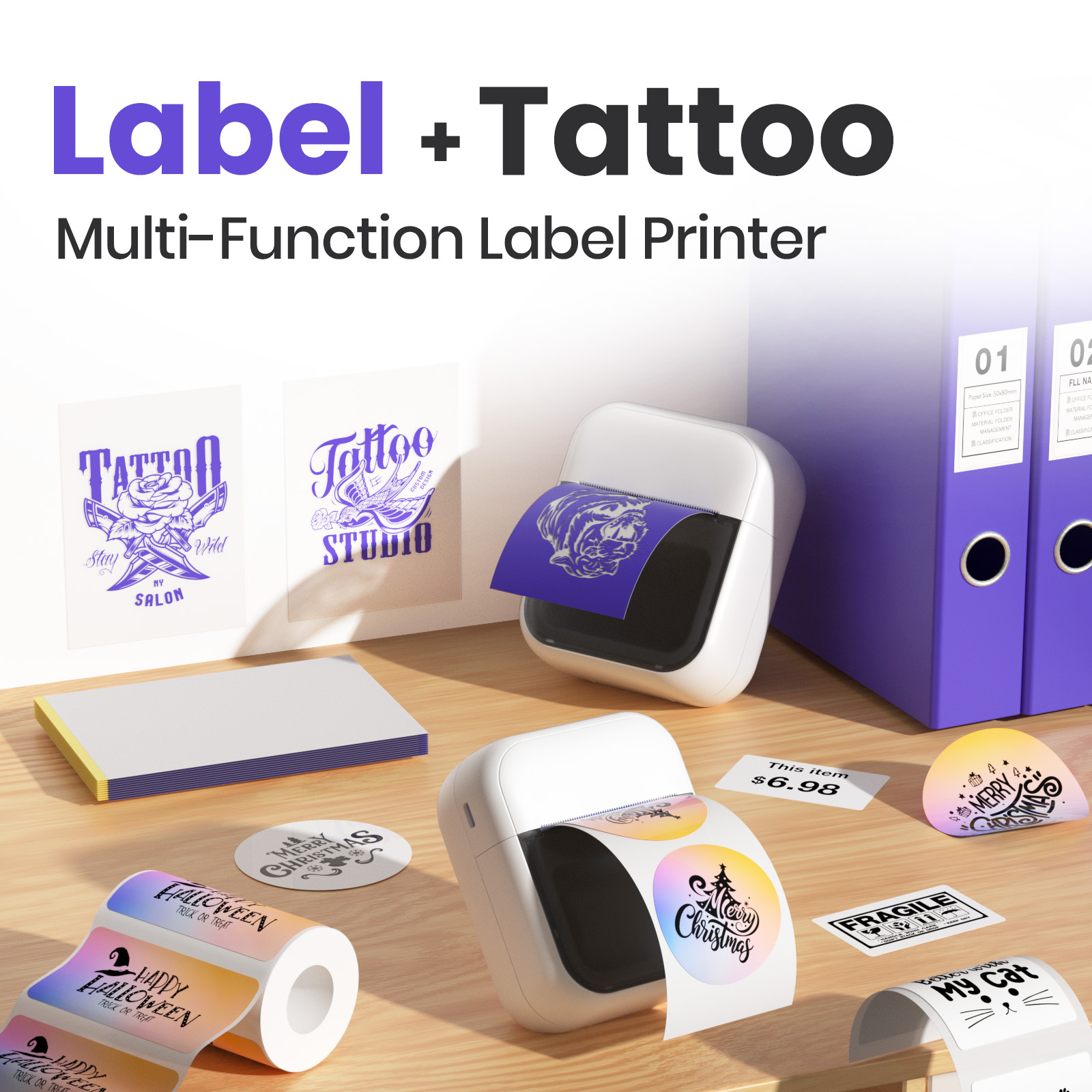 C50 Mini Wireless Tattoo Print - Commercial Book Printing Machines recension och pris