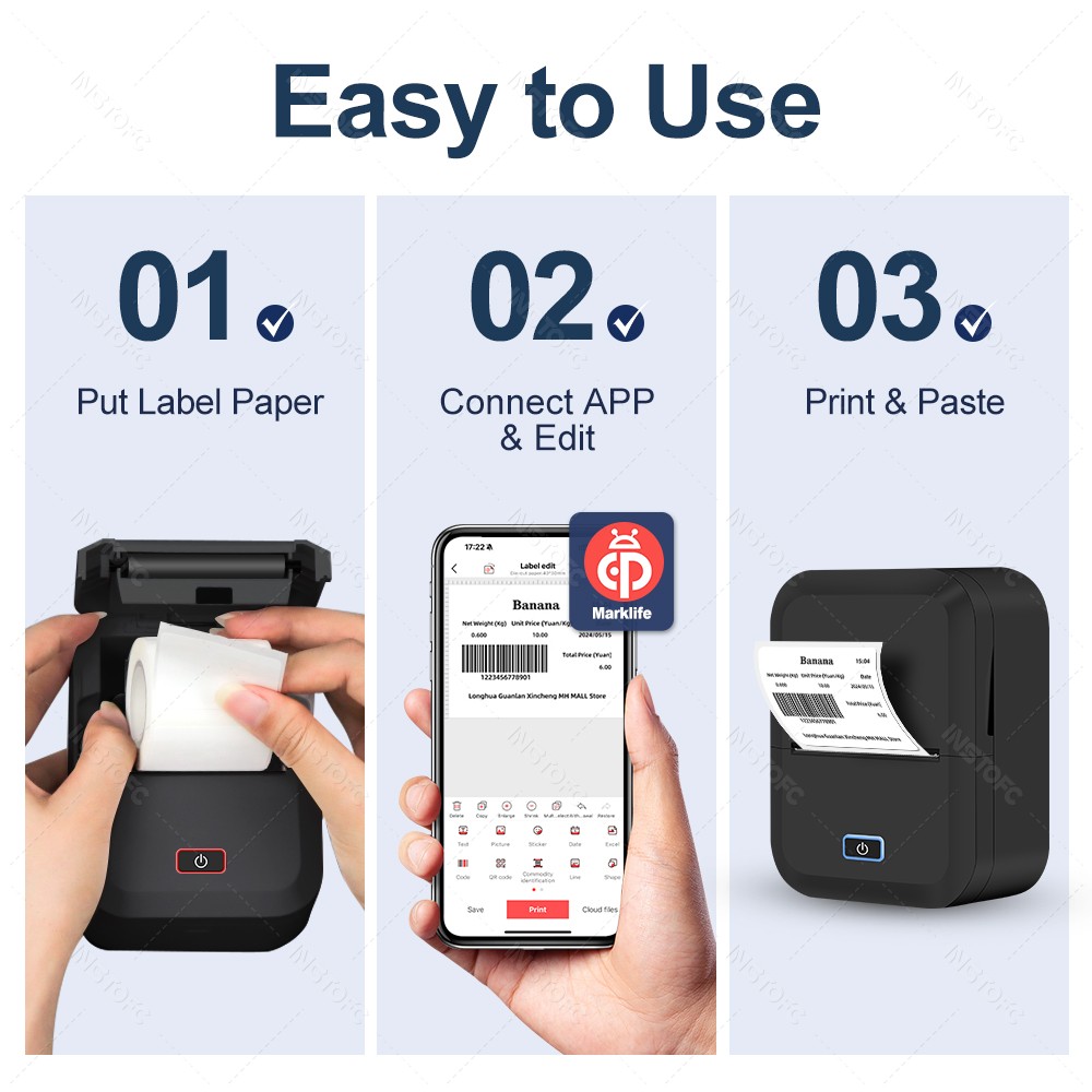 Marklife X2 Portable Thermal P - Commercial Book Printing Machines recension och pris