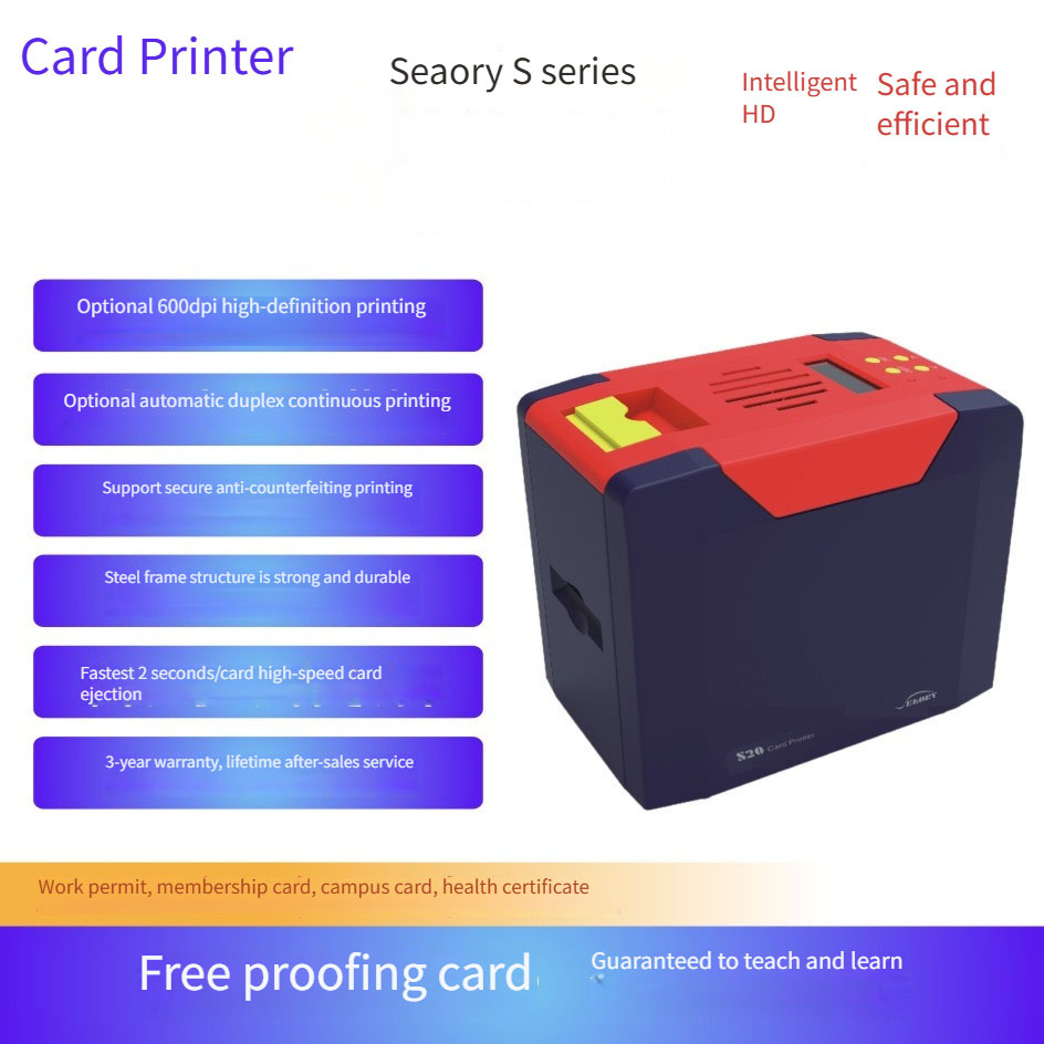 ID PVC Card Printer Machine Ma - Commercial Ribbon Printing Machine recension och pris