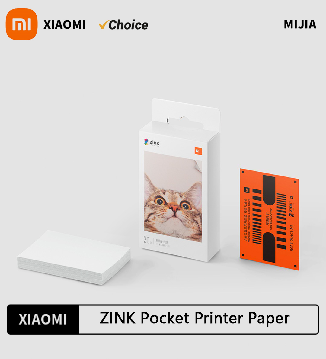 Original 100% Xiaomi ZINK Pock - Commercial Printing Paper recension och pris