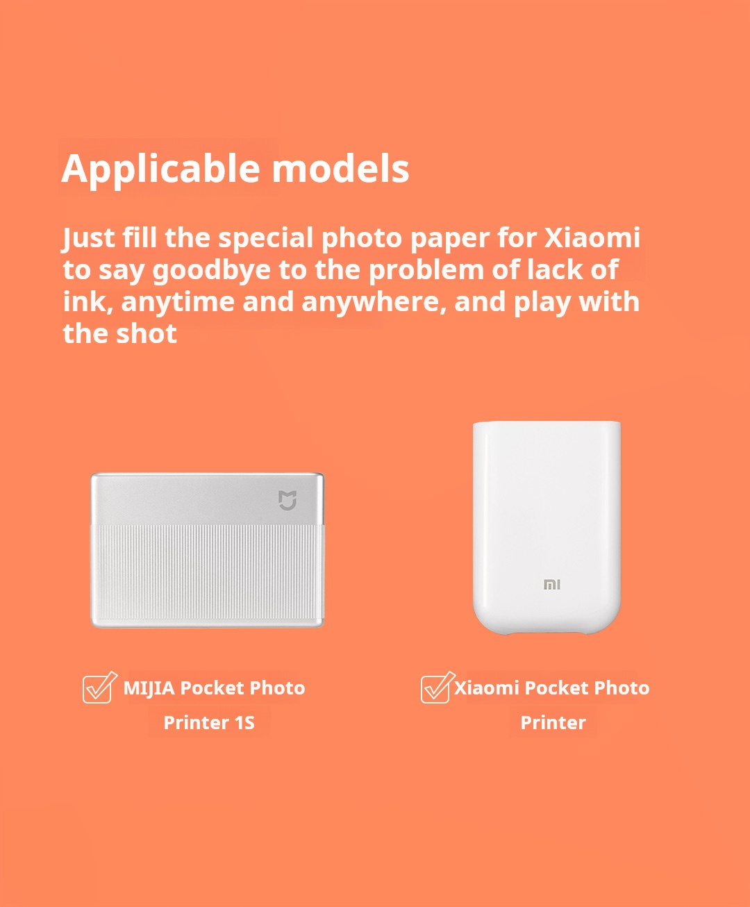 Original 100% Xiaomi ZINK Pock - Commercial Printing Paper recension och pris