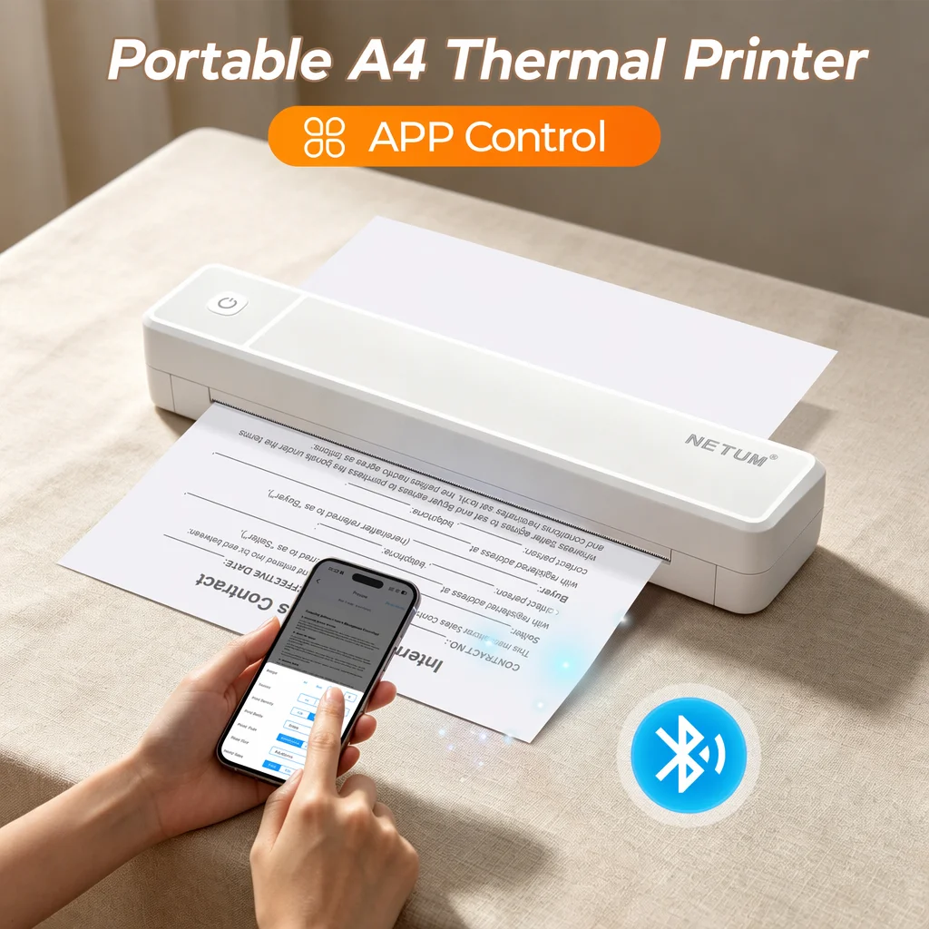 Mini A4 Thermal Printer Suppor - Commercial Book Printing Machines recension och pris