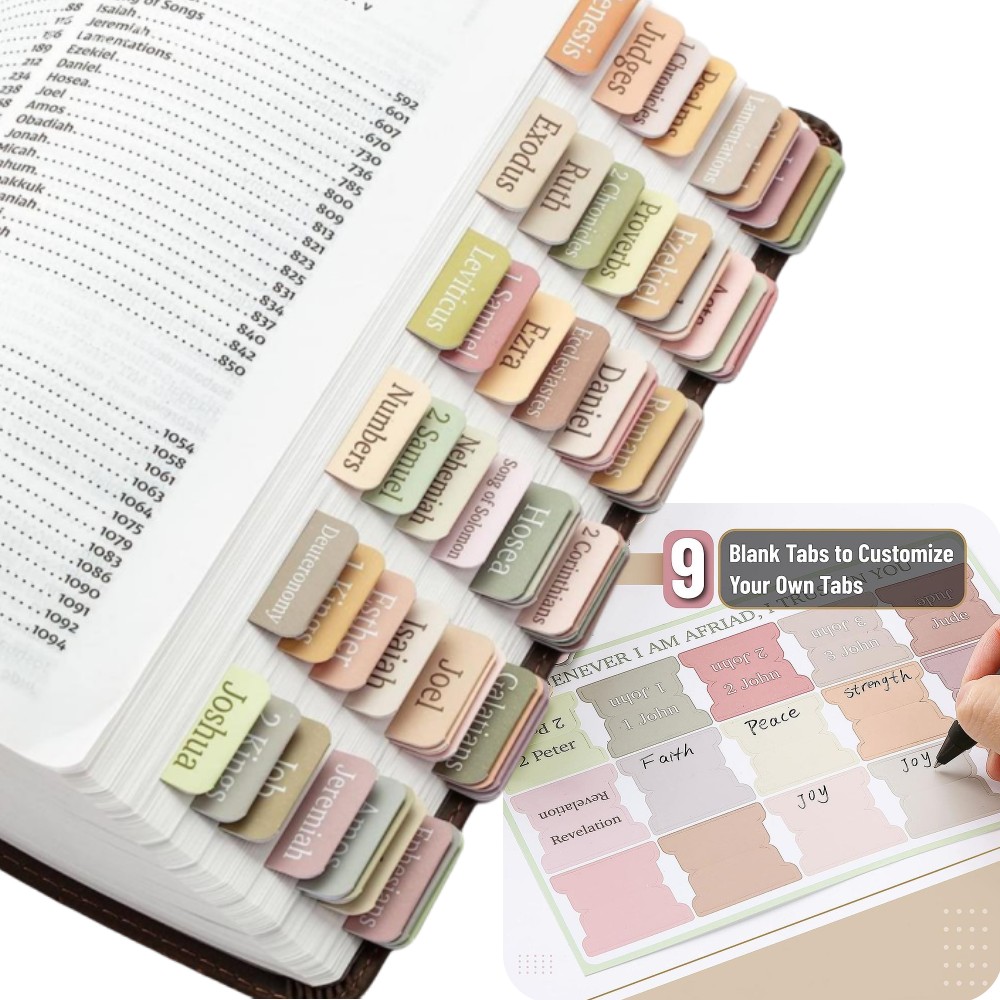 5 Sheets(75pcs) Bible Tabs Lar - Commercial Printing Paper recension och pris