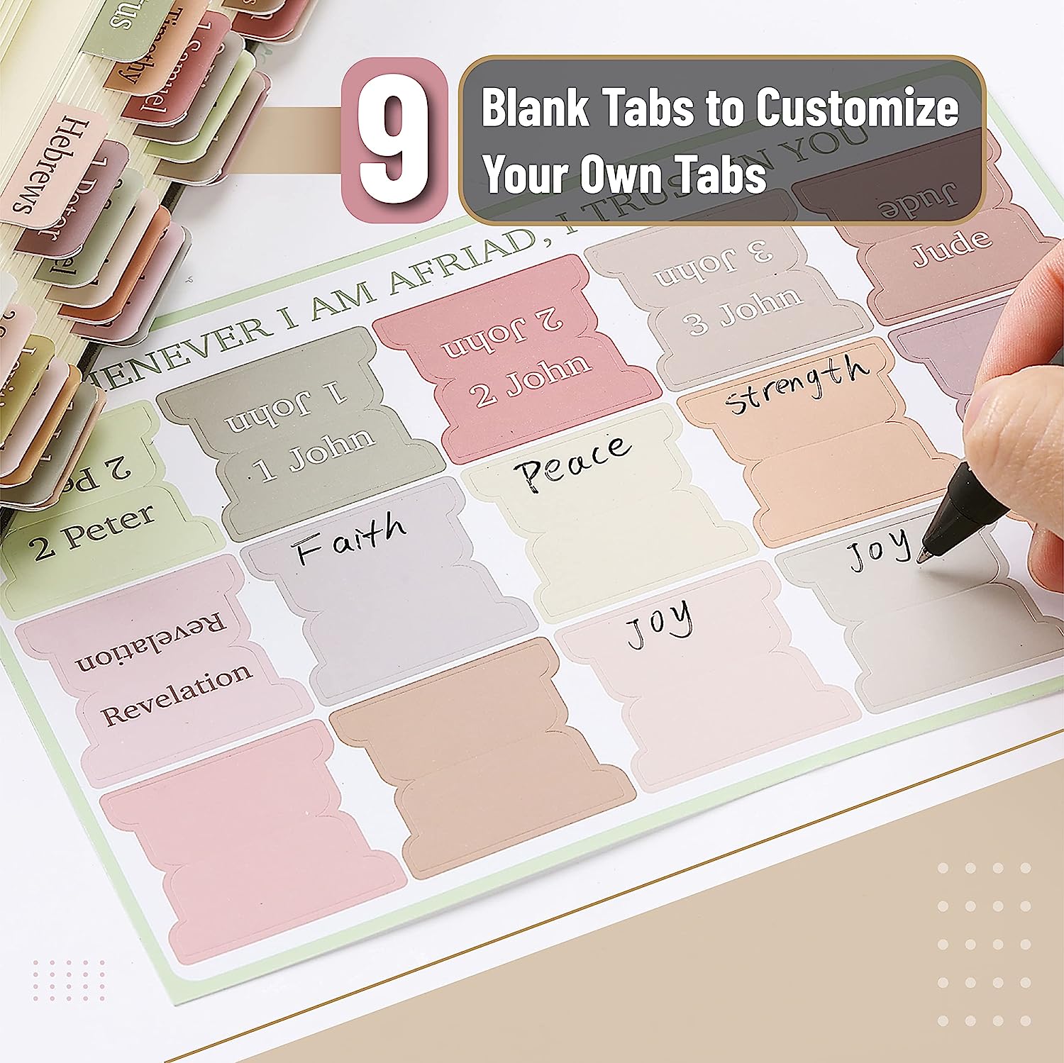 5 Sheets(75pcs) Bible Tabs Lar - Commercial Printing Paper recension och pris