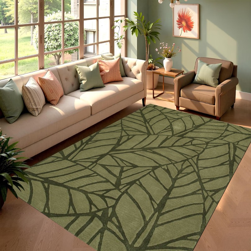 Green Leaf Carpet Nordic Style - Hall Commercial Printing recension och pris