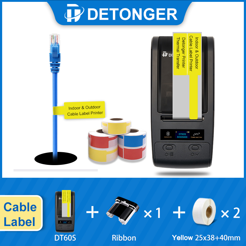 DETONGER DT60S Portable Therma - Commercial Ribbon Printing Machine recension och pris