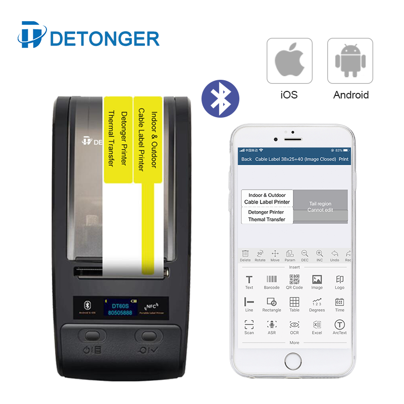 DETONGER DT60S Portable Therma - Commercial Ribbon Printing Machine recension och pris