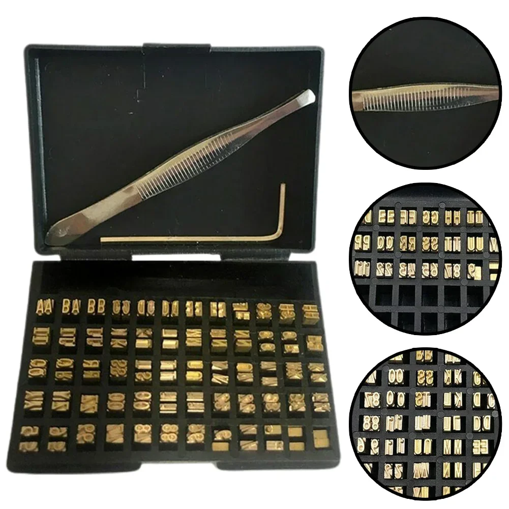 120pcs Hot Stamp Copper Letter - Commercial Ribbon Printing Machine recension och pris