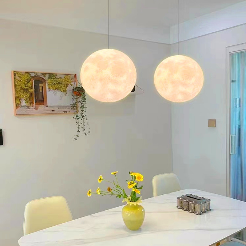 3D Printing Moon Chandelier Si - Commercial Road Printing recension och pris