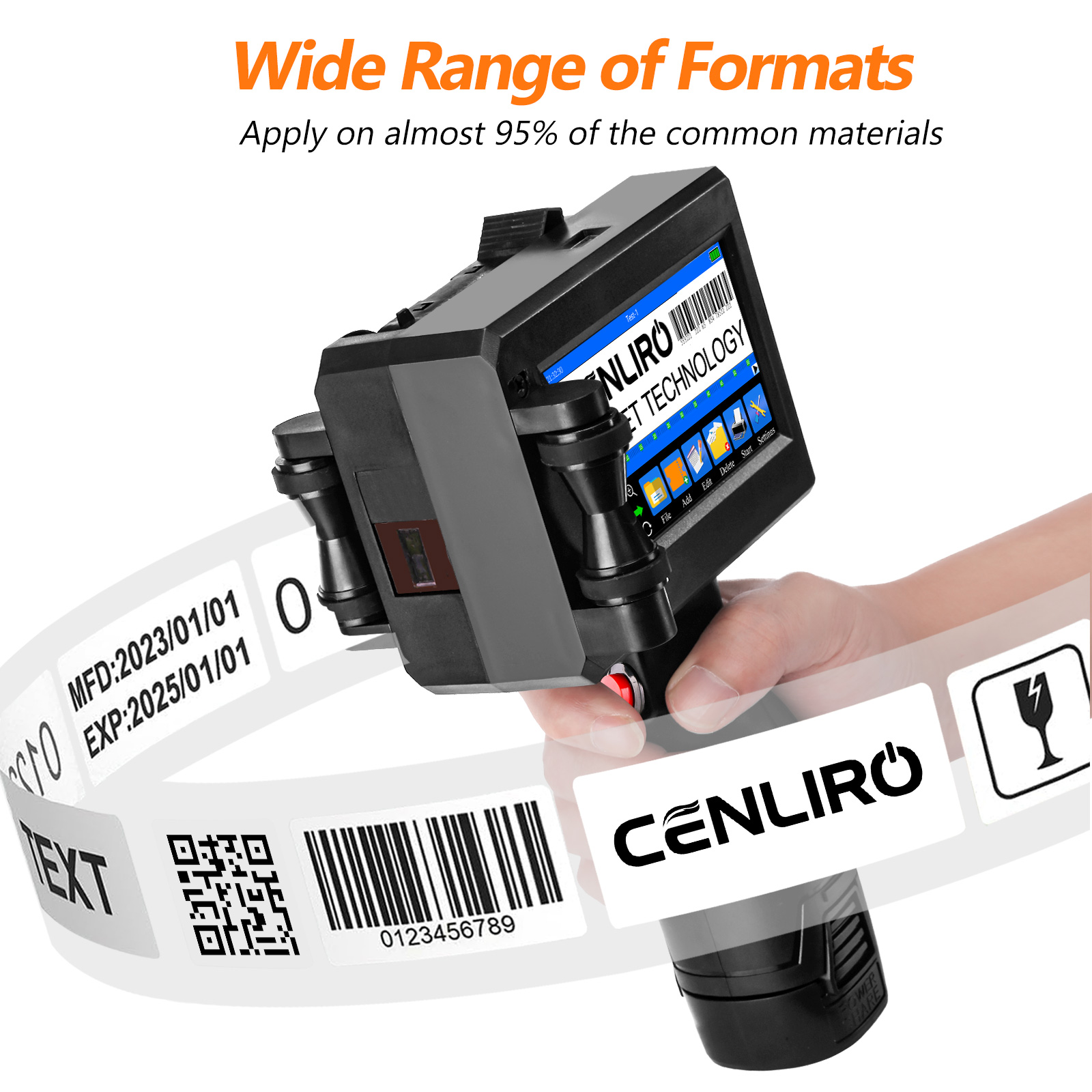 Cenliro CL20B 25.4mm TIJ Handh - Commercial Book Printing Machines recension och pris